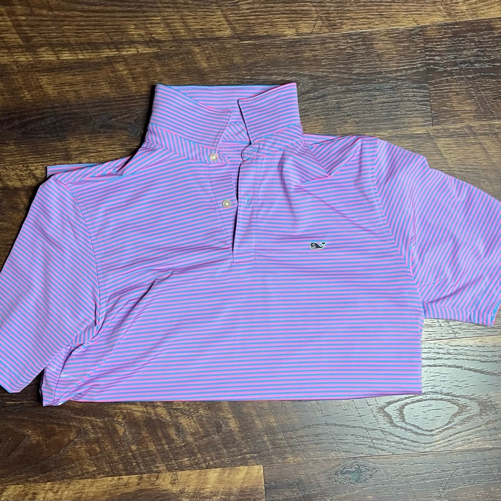 Vineyard Vines Bradley Stripe Performance Polo